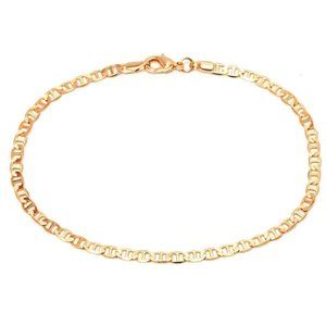 Flat Mariner Anklet 18K Gold Plated